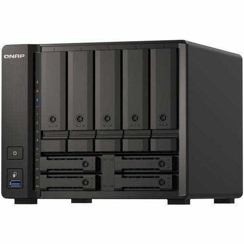 QNAP TS-H973AX-32G-US SAN/NAS Storage System - AMD Ryzen V1500B Quad-core (4 Core) 2.20 GHz - 9 x HDD Supported - 0 x HDD 