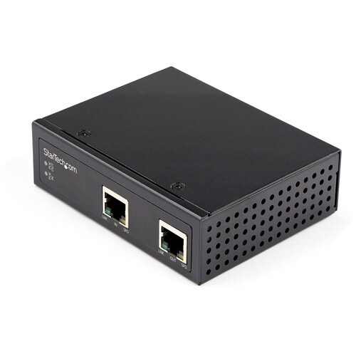 StarTech.com POEEXT1G60W PoE Extender - 1 x PoE+ Input Port(s) - 1 x Ethernet Output Port(s) - Black