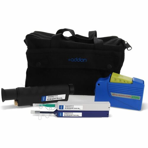 AddOn Complete Fiber Cleaning Kit including Soft Case - For Transceiver, Fiber Optic Connector - 1 Kit