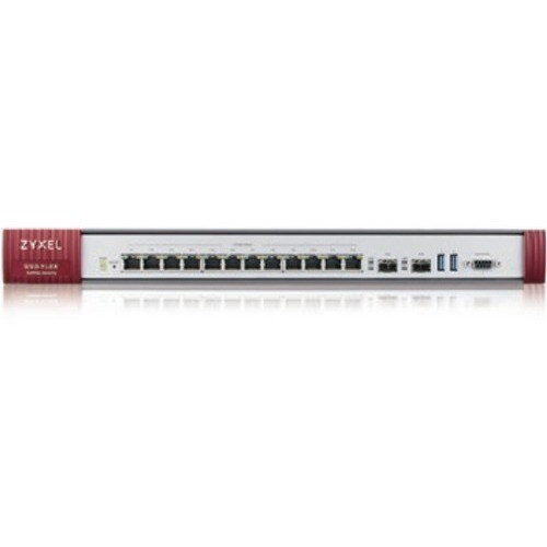 ZYXEL USG FLEX 700 Network Security/Firewall Appliance - 12 Port - 10/100/1000Base-T - Gigabit Ethernet - DES, 3DES, AES (