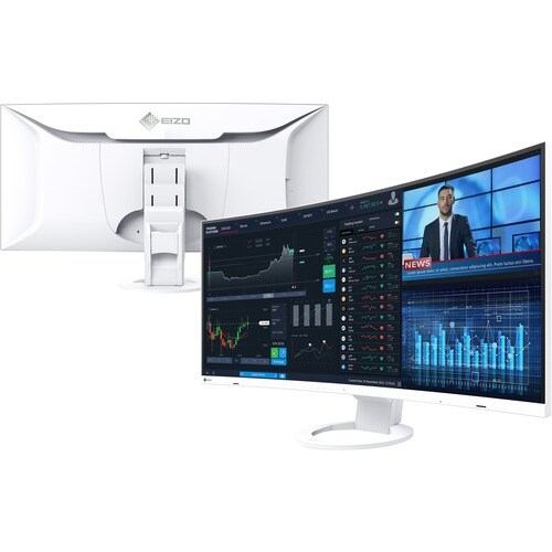 EIZO FlexScan EV3895-WT 38 Zoll Class UW-QHD+ Gekrümmter Bildschirm LCD-Monitor - 24:10 Format - Weiß - 95,3 cm (37,5 Zoll