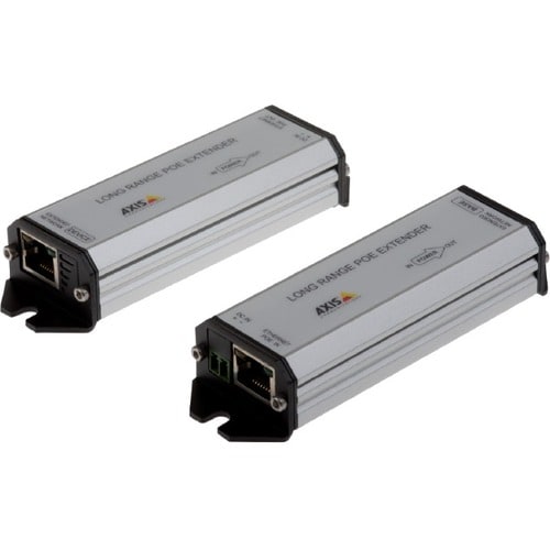 AXIS Network Extender - TAA Compliant - Network (RJ-45) - 1 km Extended Range - Aluminium