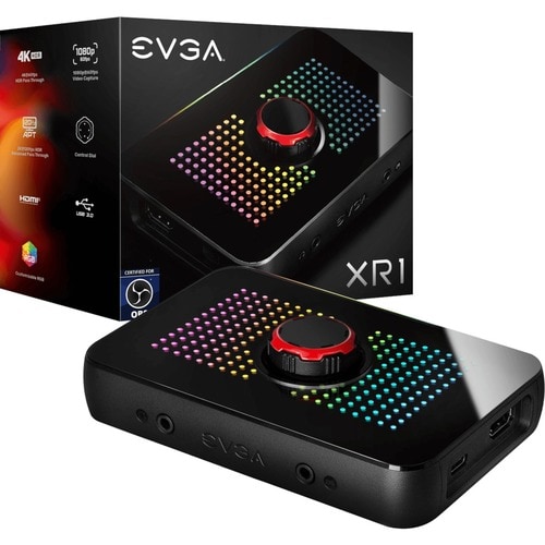 EVGA XR1 Video Capturing Device - Functions: Video Capturing - USB 3.0 Type C, HDMI - 3840 x 2160 - 60 fps - USB - Audio L