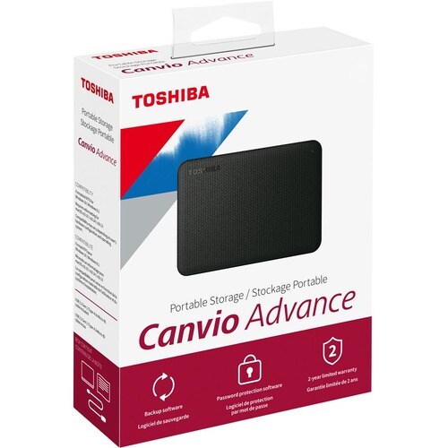 Disco Duro Pórtatil Toshiba Canvio Advance HDTCA20XW3AA - Externo - 2TB - Blanco - USB 3.0 - 2Año(s) Garantía