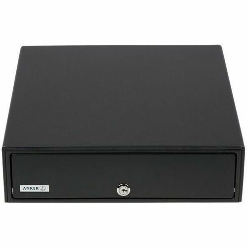 ANKER MDX13E Kassenlade - EUR 5 Banknotenfächer - 8 Münzfächer - 3 Schließmodi, Druckerschnittstelle - Metall - Anthrazit 