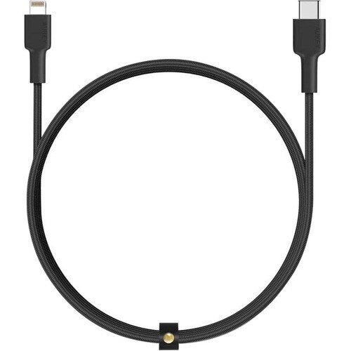 AUKEY USB-C to Lightning PD Charging Cable - 6.6 ft (2 m) Lightning/USB-C Data Transfer Cable for iPhone, MacBook, iPad Pr