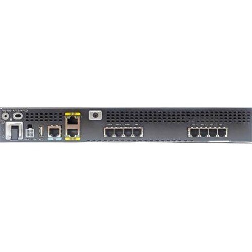 Cisco VG400 VoIP-Gateway - 4 x FXS - 4 x FXO - USB - Gigabit-Ethernet