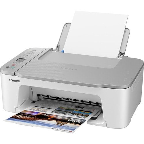 Canon PIXMA TS3451 (White) Wireless Inkjet Multifunction Printer - Colour - Copier/Printer/Scanner - 4800 x 1200 dpi Print