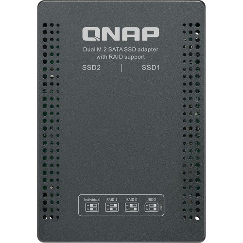 QNAP QDA-A2MAR 2 x Total Bays DAS Storage System Internal - Serial ATA/600 Controller - RAID Supported - 0, 1, JBOD RAID L