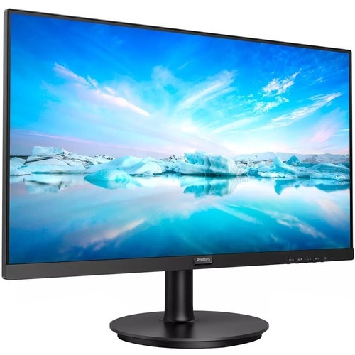 Philips 241V8L/00 24" Class Full HD LCD Monitor - 16:9 - Textured Black - 60.5 cm (23.8") Viewable - Vertical Alignment (V