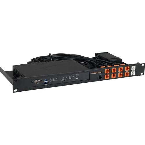 RACKMOUNT.IT SW-Rack RM-SW-T9 Rack Shelf - For Networking, Firewall - 1U Rack Height x 19" Rack Width - Rack-mountable - J