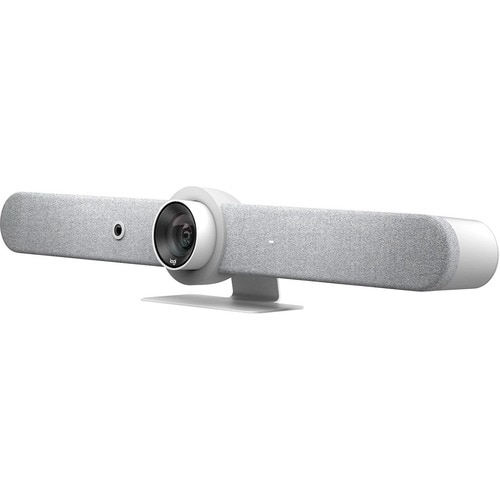 Logitech Rally Bar All-In-One Video Bar for Medium and Large Rooms, White - 3840 x 2160 Video - 3x Digital Zoom - Micropho