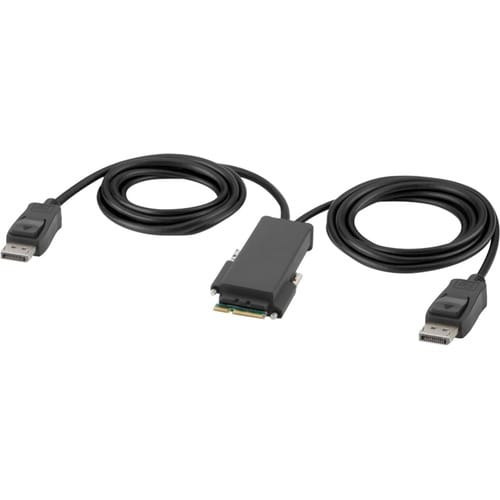 Belkin Modular DP Dual-Head Console Cable 6 ft. - 6 ft DisplayPort/Modular/USB KVM Cable for KVM Console, KVM Switch, Comp