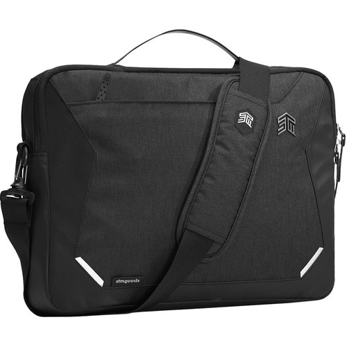 STM Goods Myth Carrying Case (Briefcase) for 15" to 16" Apple Notebook, MacBook Pro - Black - Water Resistant, Moisture Re