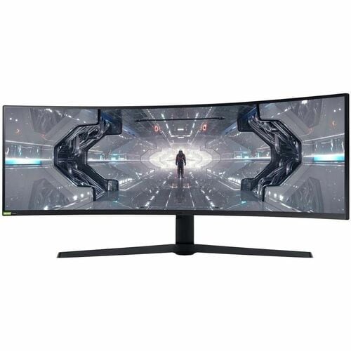 Samsung Odyssey G9 C49G95TSSL 49" Class Dual Quad HD (DQHD) Curved Screen Gaming LED Monitor - 32:9 - Black - 124.5 cm (49
