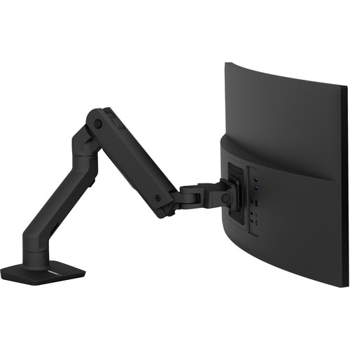 HX Monitor Arm in Schwarz - Monitorhalterung / Displayhalterung für Tischmontage mit patentierter CF-Technologie für Bilds