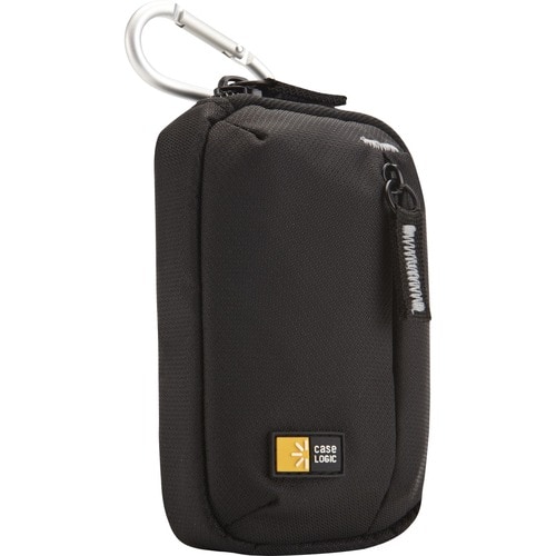 Case Logic TBC-402 Carrying Case Camera - Black - Wear Resistant Interior, Tear Resistant Interior - Carabiner Clip, Belt 