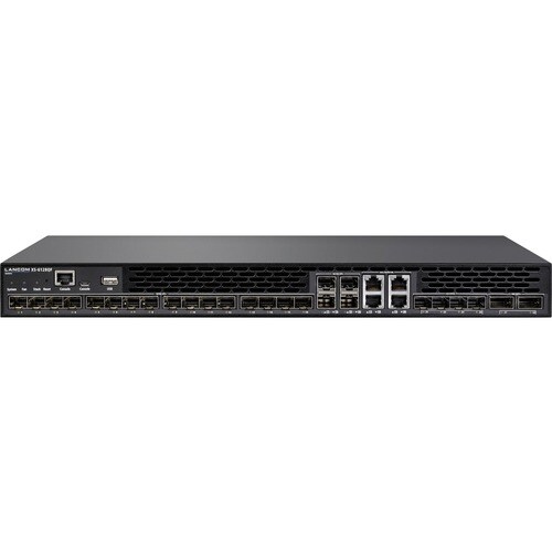 Lancom XS-6128QF 4 Ports Manageable Ethernet Switch - 3 Layer Supported - Modular - 105 W Power Consumption - Optical Fibe