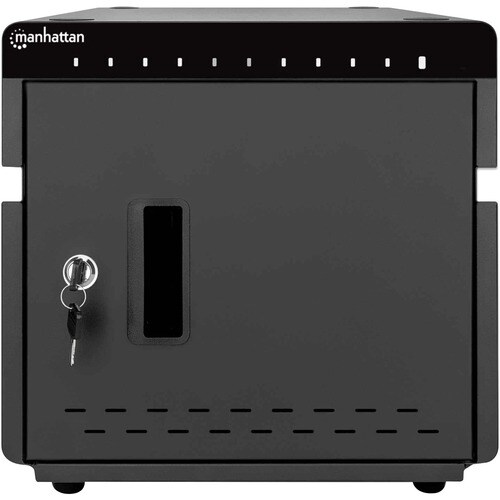 Charging Cabinet/Cart via USB-C x10 Devices Desktop, Power Delivery 18W per port (180W total), Suitable for iPads/other ta