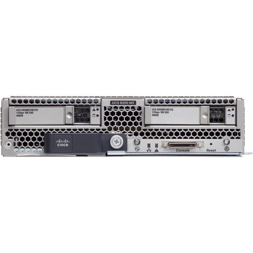 Cisco B200 M5 Lâmina Servidor - 2 Xeon Prata 2.40 GHz - 192 GB RAM - Serial ATA, 12Gb/s SAS Controlador - Intel C621 Chip 