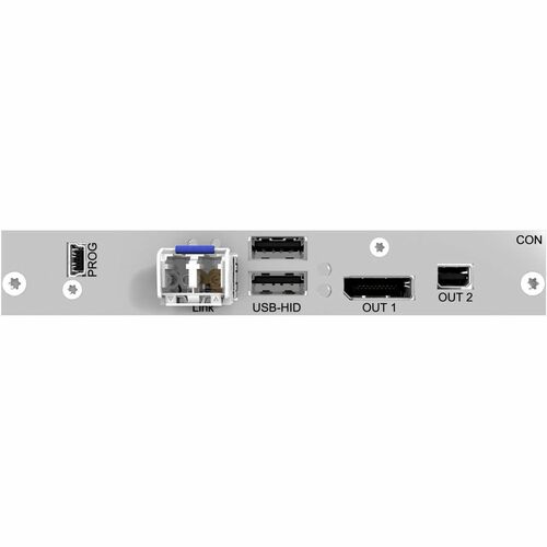 Black Box DKM Modular KVM Extender - Fiber Optic, 4K30 DisplayPort 1.1 - 4K - 4096 x 2160 Maximum Video Resolution - 3 x U
