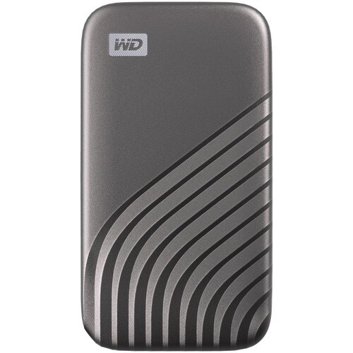 WD My Passport WDBAGF0040BGY-WESN 4 TB Portable Solid State Drive - External - Grey - USB 3.2 (Gen 1) Type C - 1050 MB/s M