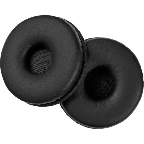 EPOS Leatherette Ear Pads - Large Size - Black - Leatherette - 2 Piece