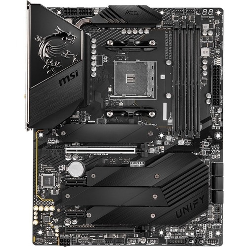 MSI MEG B550 UNIFY Desktop Motherboard - AMD B550 Chipset - Socket AM4 - ATX - 128 GB DDR4 SDRAM Maximum RAM - DIMM, UDIMM