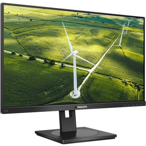 Monitor LCD Philips 242B1G 609,6 mm (24,0") Class Full HD - 16:9 - Nero tessuto - 60,5 cm (23,8") Viewable - Tecnologia In