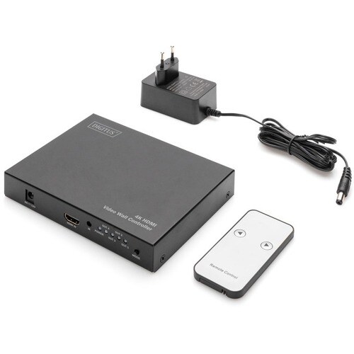 Digitus DS-43309 Video Wall Controller - 2160p - HDMI - Black