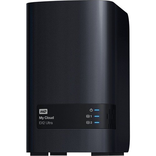 WD My Cloud Expert WDBVBZ0320JCH-EESN 2 x Total Bays NAS Storage System - 32 TB HDD ARMADA 385 Dual-core (2 Core) 1.30 GHz