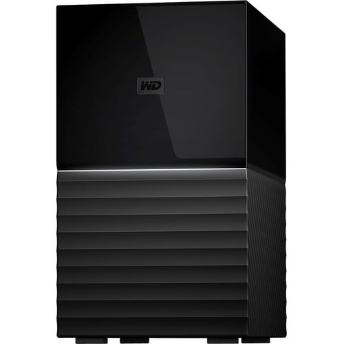 WD My Book Duo WDBFBE0360JBK-EESN 2 x Total Bays DAS Storage System - 36 TB HDD Desktop - 2 x HDD Installed - 36 TB Instal