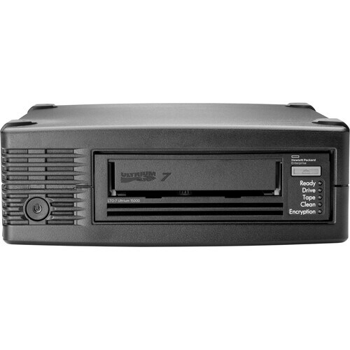 HPE StoreEver LTO-7 Tape Drive - 6 TB (Native)/15 TB (Compressed) - 6Gb/s SAS - 133.35 mm Width - 1/2H Height - External -