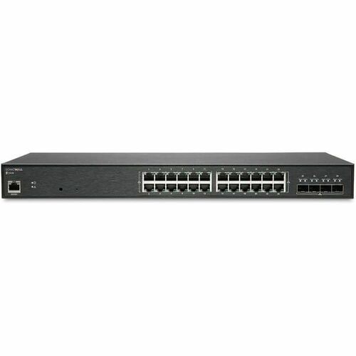 SonicWall SWS14-24 Ethernet Switch - 24 Ports - Manageable - Gigabit Ethernet, 10 Gigabit Ethernet - 1000Base-T, 10GBase-X
