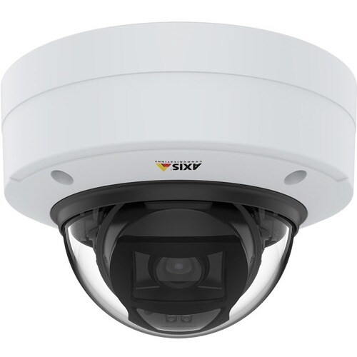 AXIS P3255-LVE 2 Megapixel Outdoor Full HD Network Camera - Color - Dome - White - TAA Compliant - 131.23 ft Infrared Nigh