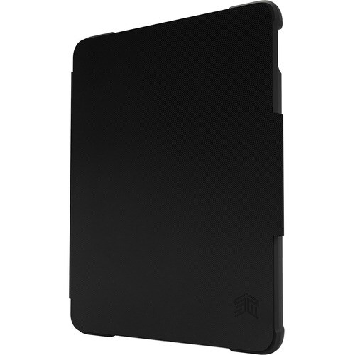 STM Goods Dux Keyboard/Cover Case (Flip) Apple iPad (7th Generation) Tablet - Black - Drop Resistant, Scratch Resistant, B