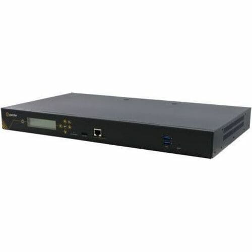 Perle IOLAN SCG18 R | RS232 Console Server with Dual Ethernet - 1000 MB - Twisted Pair, Optical Fiber - 2 Total Expansion 