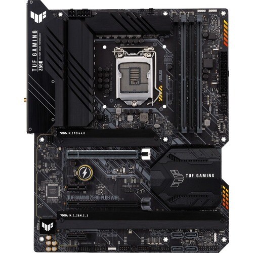 TUF GAMING Z590-PLUS WIFI Desktop Motherboard - Intel Z590 Chipset - Socket LGA-1200 - Intel Optane Memory Ready - ATX - P