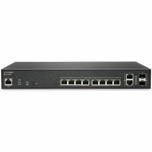 Switch Ethernet SonicWall SWS12-10FPOE 10 Porte Gestibile - Gigabit Ethernet - 1000Base-T, 1000Base-X - 2 Layer supportato