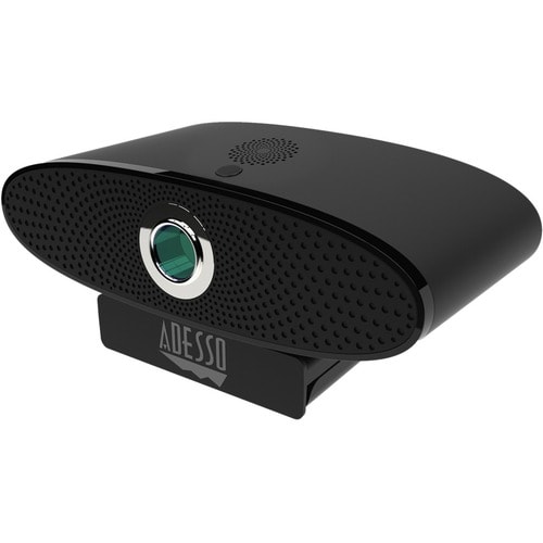 Adesso CyberTrack C100 Webcam - 8 Megapixel - 30 fps - USB 2.0 - 3840 x 2160 Video - CMOS Sensor - Manual Focus - 150° Ang
