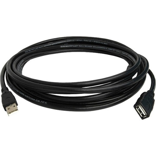 Owl Labs 4.57 m USB Data Transfer Cable for Webcam - 1 - First End: USB 2.0 - Extension Cable - Black