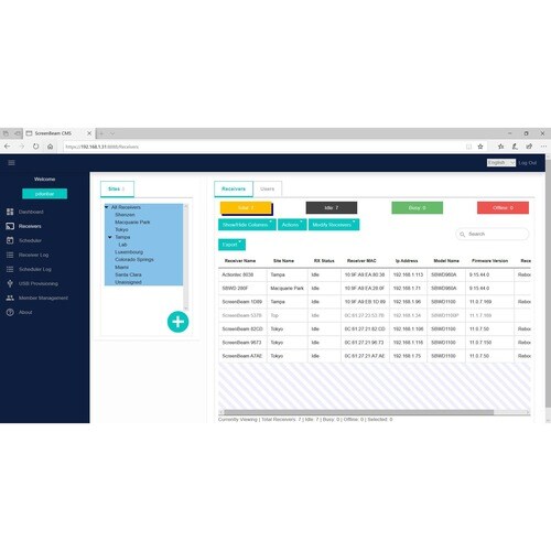 ScreenBeam CMS Enterprise for ScreenBeam 750/960 - 100 Add-on License - 1 Year - PC