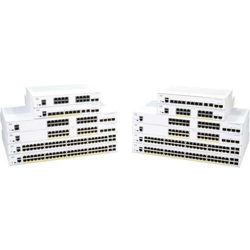 Cisco 350 CBS350-24P-4G 28 Ports Manageable Ethernet Switch - 2 Layer Supported - Modular - 4 SFP Slots - 239.70 W Power C