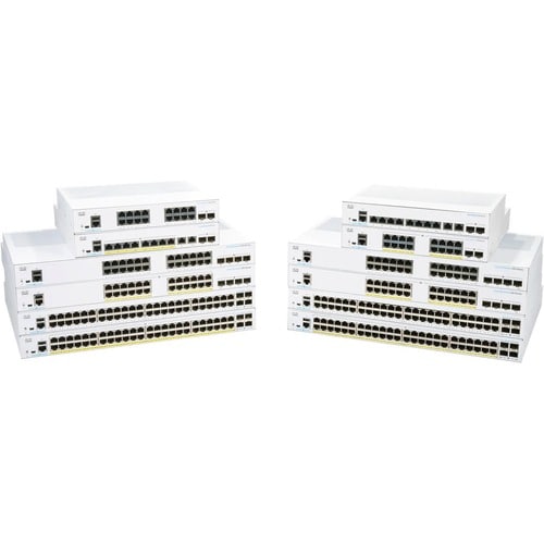 Cisco Business 350 CBS350-48T-4G 48 Ports Manageable Ethernet Switch - 3 Layer Supported - Modular - 4 SFP Slots - 48.64 W