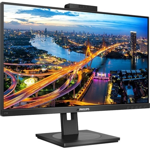 Philips 275B1H 27" Class Webcam WQHD LCD Monitor - 16:9 - Textured Black - 27" Viewable - In-plane Switching (IPS) Technol