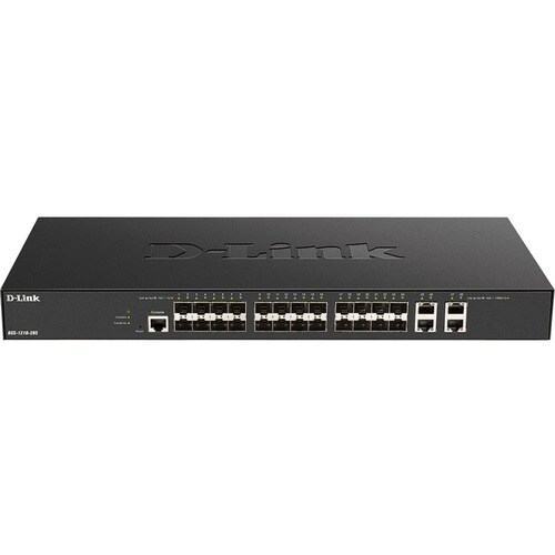 D-Link DXS-1210-28S Ethernet Switch - 4 Ports - Manageable - 3 Layer Supported - Modular - 85.70 W Power Consumption - Opt