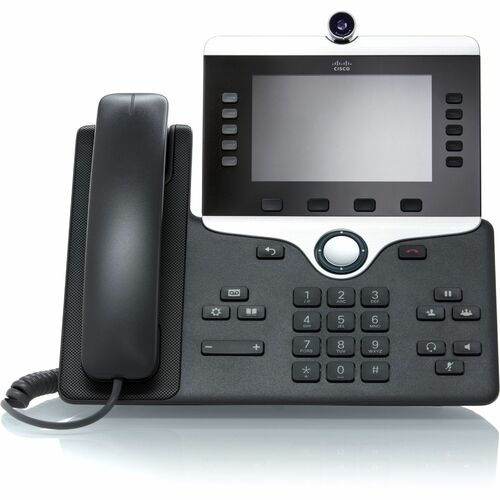 Cisco 8845 Telefone IP - Recondicionado - Bluetooth - Montagem em parede - Carvão - Compatível com TAA - VoIP - 2 x Rede (