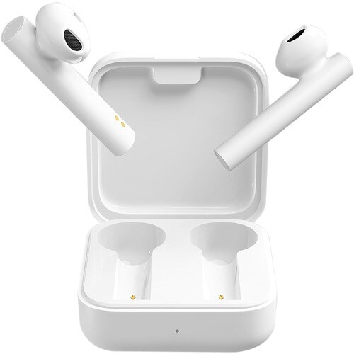 MI True Wireless Earbud Stereo Earset - White - Binaural - In-ear - 1000 cm - Bluetooth - 32 Ohm - Noise Cancelling Microp