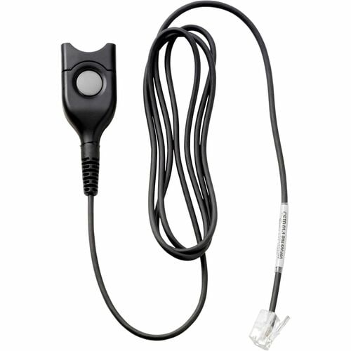 EPOS CSTD 01-1 1 m Easy Disconnect/RJ-9 Telefonkabel - Cable for Telefon, Mikrofon, Headset, Telefon, Schalter, Verstärker