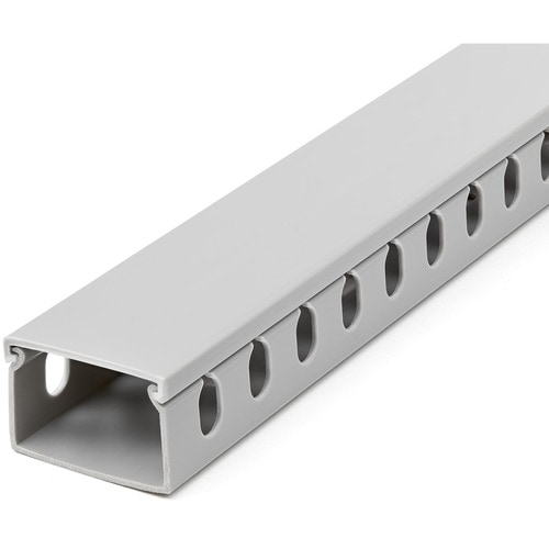 StarTech.com Cable Management Raceway w/Parallel Slots 78in - Network Cable Hider Kit - Slotted Wire Duct System - Cord Co